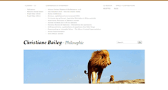 Desktop Screenshot of christianebailey.com